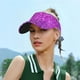 thumbnail image 5 of Balery Pink Purple Glitter Gorra deportiva con visera ajustable para mujer y hombre (talla única), 5 of 7