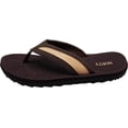 thumbnail image 2 of Norty Men's Summer Comfort Casual Thong Flat Flip Flops Sandals Slipper Shoes 40348-12D(M)US (Brown-Tan), 2 of 7
