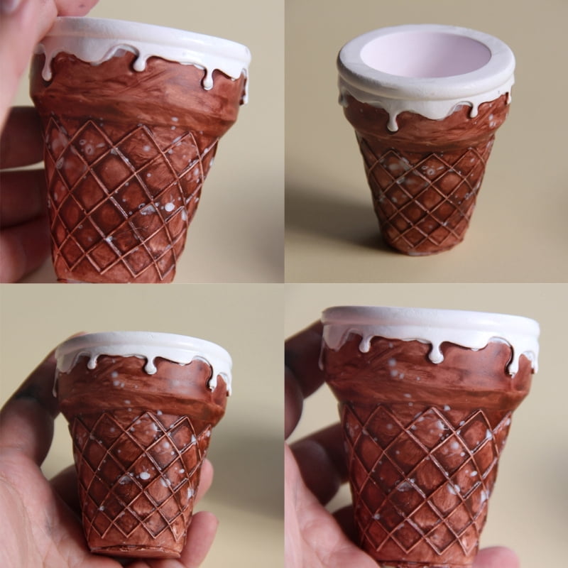Creative Silicone Mold for DIY Cow Shaped Planter Candle Holder Epoxy Mould