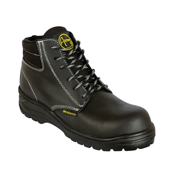 Bota Industrial Negra para Hombre BORCEGUÍ BETA 065 Arcos Safety | Trabajo Rudo y Eléctrico | Dieléctrica 14,000V