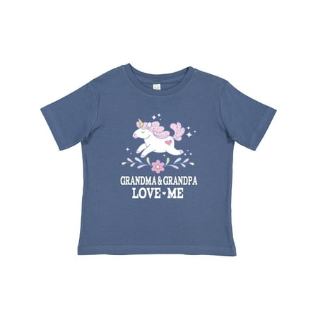 

Inktastic Grandma and Grandpa Love Me Unicorn Gift Baby Girl T-Shirt