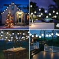 thumbnail image 1 of Yang puede encender una cadena de luces para acampar al aire libre el día de Navidad, luces de colores, bolas de burbujas, pequeñas bolas blancas, luces con forma de gota de agua, 1 of 5