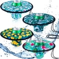 thumbnail image 1 of Soporte flotante para bebidas Rtteri, estilo tropical, 4 unidades, neopreno, 1 of 7