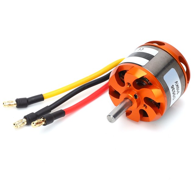Motor De Avión RC Amonsee Sin Escobillas D3536 Plateado De Rendimiento De Metal Para Dron