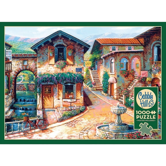 Cobble Hill Fountain on the Square Jigsaw Puzzle
