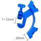 thumbnail image 3 of Fish mounting clip, adjustable pipe clamps, hose holder for hoses with 1.9 cm diameter, 3 of 5