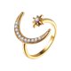 thumbnail image 1 of Anillo de luna para mujer, accesorios de joyería de boda de compromiso, regalo para mujeres y niñas Wmkox8yi  sjalhkljlk1661, 1 of 5