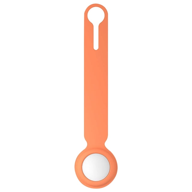 Funda de silicona, antipérdida, lavable, llavero, localizador, protector de rastreador, reemplazo para iOS AirTag, naranja kenally EL002159-03