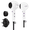 White, variant on Conair Cake Pop Hair Dryer with Diffuser & Concentrator Attachments, Berry, 1 Count