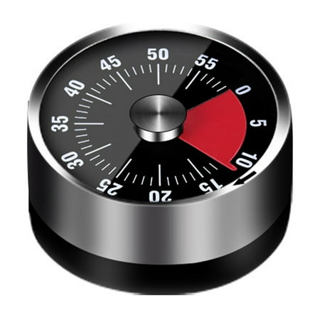 Homelife Stainless Steel Kitchen Timer Ultra-Precise Timing Ergonomic Button Design Magnetic Timer LED Display Clockwork Multi-Functional Cooking Timer for Classroom Office Gym
