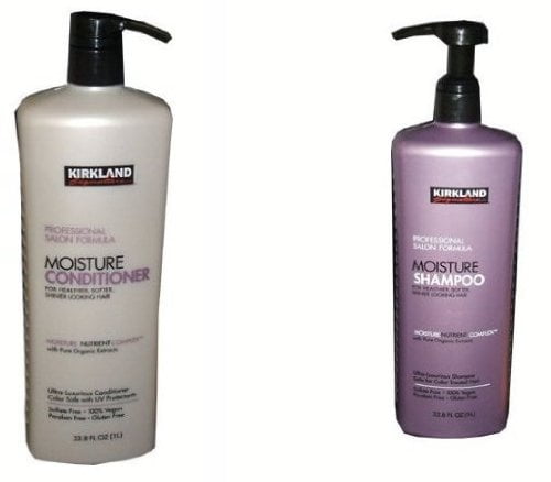 Professional Salon Formula Moisture Shampoo or Conditioner (33.8 Oz Each) (Shampoo & Conditioner Set) by Kirkland Signature