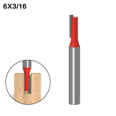 

jisheng 6mm Shank Template Trim Hinge Mortising Router Bit Woodworking Cut Wood Tool