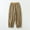 Khaki womens pants, variant on Cropped Pants for Women Womens Harem Pants Casual Pocket Loose Drawstring Elastic Waist Cropped Trousers Vintage Cotton Linen Wide Leg Leisure Wear Pants