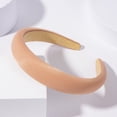 thumbnail image 3 of Diademas acolchadas para mujer, aro de pelo grueso de plástico sólido, diademas antideslizantes de esponja para niñas, accesorios para el cabello, 3 of 5