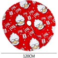 thumbnail image 3 of Manta para árbol de Navidad de 120 cm, falda para árbol de Navidad redonda decorativa, 3 of 5