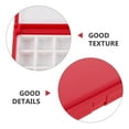 thumbnail image 3 of HEALEEP Caja Portátil Para Con 24 Compartimentos Y Tapa Sellada Roja, 3 of 6