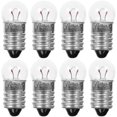 thumbnail image 3 of 50pcs Tiny Light Bulb 6v E10 Light Socket Round Light Bulb For Experiment, 3 of 3