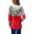thumbnail image 2 of Kids Leopard Print Girls Casual Hoodies Children Spring Autumn Sport Sweatshirt, 2 of 3