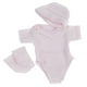 thumbnail image 4 of 2Pcs Romper Calcetines Sombrero Set Ajuste 10-11in. Muñeca recién nacida renacida, 4 of 9
