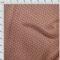thumbnail image 4 of oneOone Tissu Viscose Chiffon Rose Brun Foncé Matériel de Robe Minimaliste Tissu Imprimé au Mètre 42 Pouces de Large, 4 of 5