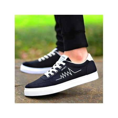 - Meigar Mens Casual Canvas Shoes Driving Moccasins Lace up Trainers Sneakers Plimsolls Size 9