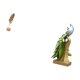 thumbnail image 5 of Escultura de hojas,Estatua de hoja de metal Escultura de hoja Decoración del hogar,Figura de hoja artística con decoraciones de hojas en la base,Figura de escritorio,Estante de estatua de, 5 of 8