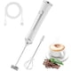 thumbnail image 2 of Handheld Electric Milk Frother with 2 Heads, Coffee Whisk Foam Mixer, 2 of 5