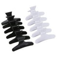 thumbnail image 1 of Pinzas de peluquería con forma de mariposa, color negro y blanco (12 unidades, negro y blanco), 1 of 5
