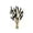 Black, variant on 60pcs Artificial Bunny Tail Pampas Grass Dried Flowers Boho Flowers Wedding Decor Dry Flowers for Vase Decoration