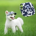 thumbnail image 2 of OutmaxHome Dog Baseball Cap Peaked Cap Pet Sun Hats with Ear Holes Sport Hat for Small Medium Doggies Puppies Cats Visor Hat Girls Boys, 2 of 4
