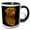 Black/White, variant on 3drose, Illustration Portrait of Nova Scotia Duck Tolling Retriever Dog, 11oz Two-tone Red Mug
