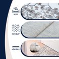 thumbnail image 5 of JONATHAN Y WASHABLE Superbia Boho Medallion Border Machine-Washable Polyester Area Rug, 3' x 5', Beige and Cream, Traditional Vintage Low-Pile Indoor Rug for Living Room WSH502G-3, 5 of 9