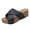 Blue, variant on Clearence Women’s Plus-Size Fishmouth Sandals Summer Beach Slides with Thick Platform Wedge Sole Orthopedic Arch Support Non-Slip Comfort Shoes