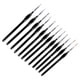 thumbnail image 2 of Juego De Pinceles De Pintura, Pincel De Dibujo De Línea Profesional De 12 Piezas Para Pintura Facial Para Pintura Modelo Para Arte De Uñas EOTVIA Negro, 2 of 8