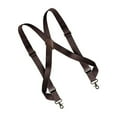 thumbnail image 1 of Suspendu Mens Crochet Pivotant X en Forme de Suspension Mens en Forme Élastique 1,4" de Large Bretelles Réglables Café, 1 of 9