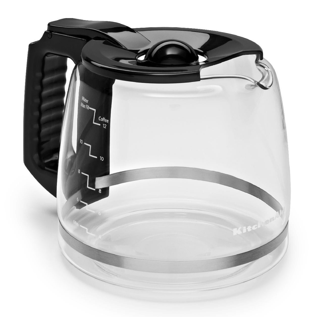 KitchenAid KCM111OB Onyx Black 12-Cup Programmable Coffee Maker with Glass  Carafe - Bed Bath & Beyond - 5762767