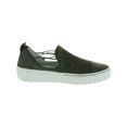thumbnail image 5 of Jambu Womens Erin Suede Perforated Slip-On Sneakers  Green 8.5 Medium (B,M), 5 of 5