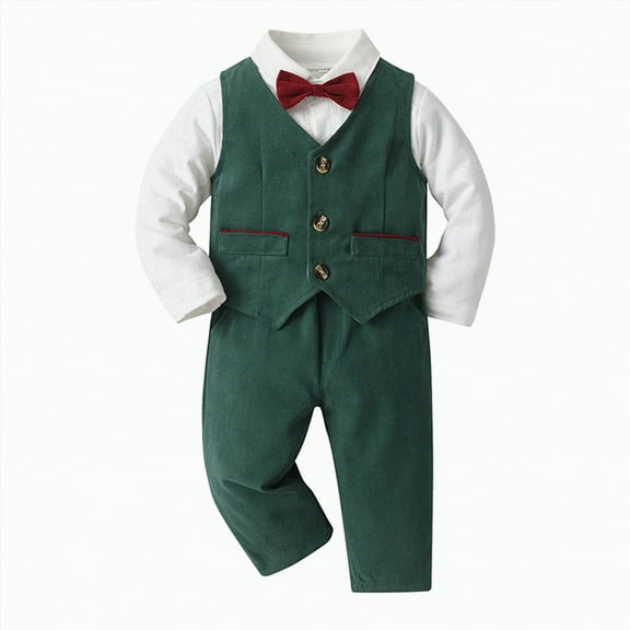 Toddler Boys' Outfits Kids Boys Fall/Winter Long Sleeve 1T 2T 3T 4T 5T 2 PC