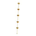thumbnail image 4 of Cadenas de lluvia de loto para canalones, cadena de lluvia de flor de loto de repuesto, cadena receptora de bajante, desviador de para, 4 of 9
