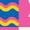 HEATHER PINK, variant on Baby Shark - Grid Toddler Girls' Toddler Short Sleeve Graphic T-Shirt
