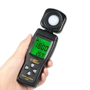 Lux Meter,Lux Meter Luxmeter Meter 0-200000 Lcd Display Handheld Meter Lcd Display Lux. Pmeter Dabey Meter Eryue Lux Buzhi Black