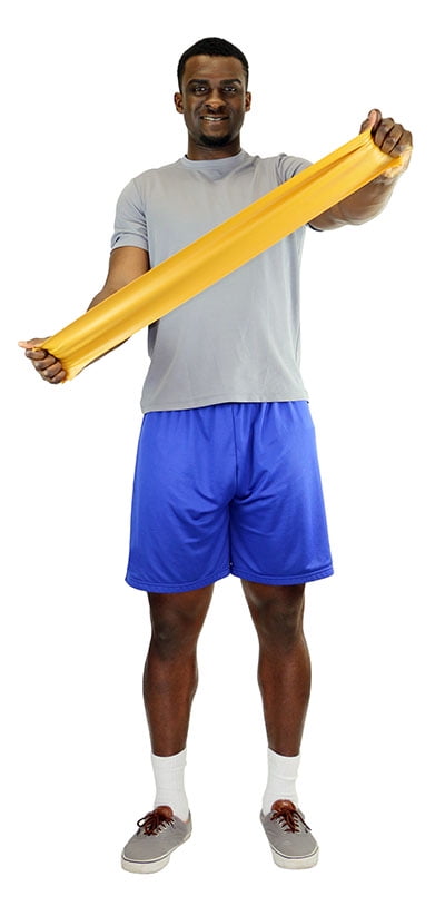 CanDo Exercise Band, Gold, 25 Yard Dispenser