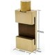 thumbnail image 2 of Brass Steel Ruler with Wood Positioning Block - 300mm Measuring Tool (Golden), 2 of 5