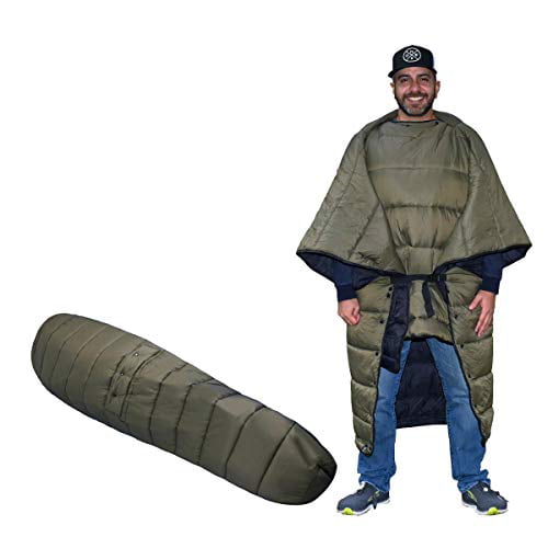 onewind Large Topquilt Hammock Camping Poncho Wearable Blanket Sleeping Bag  Alternative-40F, Ultralight for Backpacking,Hammocks