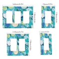 thumbnail image 2 of Yayeee Rocker Switch Wall Plate 1-Gang 4.6"x2.9" Home Decorative Outlet Cover, Vibrant Cat Pattern, 2 of 6