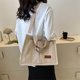 thumbnail image 3 of Bolso de mano para mujer, de gran capacidad, de lona, moderno, tipo mensajero, informal, portátil, para ir al trabajo, 3 of 6