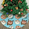 thumbnail image 3 of XMXY Halloween Christmas Tree Skirt, Christmas Kawaii Ornaments Holiday Party Indoor Decorations Ornaments, 48" Inch, 3 of 9