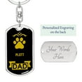 thumbnail image 2 of Plott Keychain Stainless Steel or 18k Gold, 2 of 10