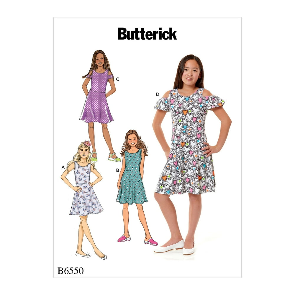 Butterick Pattern Girl's Dress78101214