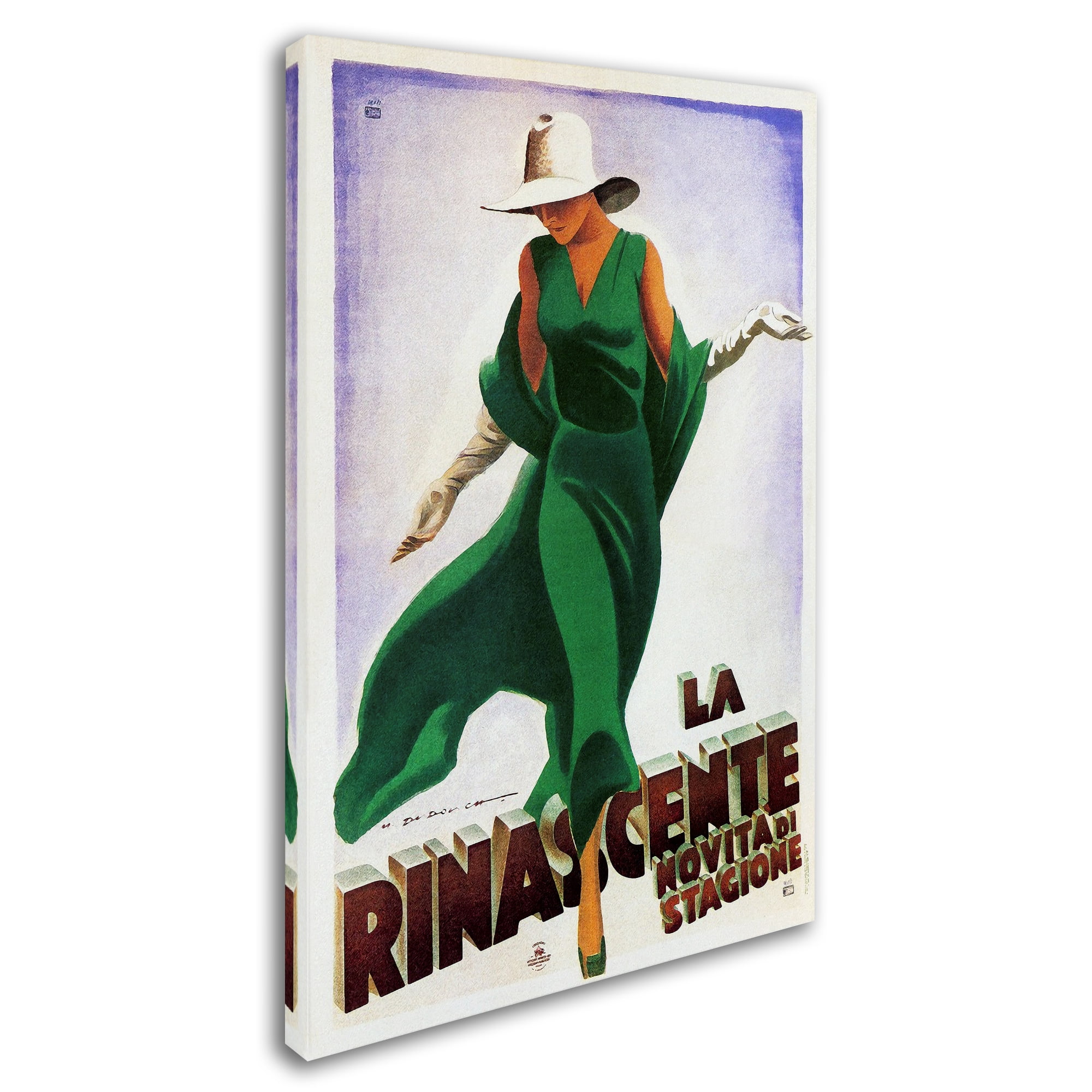 Trademark Fine Art 'Fashion 25 II' Canvas Art by Vintage Lavoie